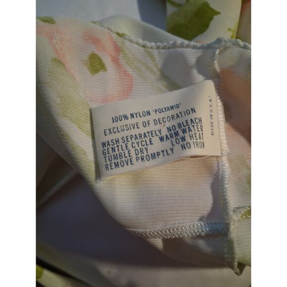 Y2K Vintage Womens size 36 Babydoll Whimsical Fairy Floral Maxi Slip Night Dress - Picture 5 of 11